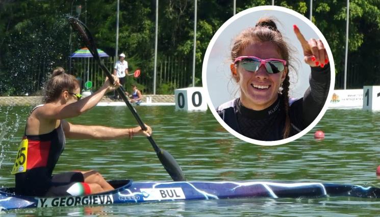 Париж 2024 Йоана Георгиева - Йоана Георгиева загрява за олимпиадата с полуфинал на световното в Пловдив