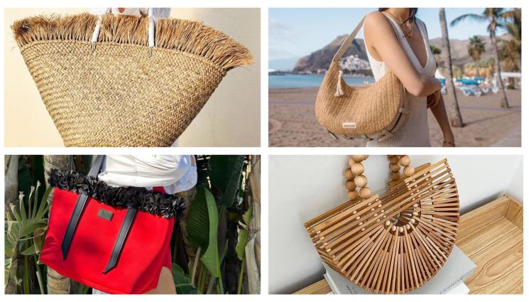 чанта - Сламени чанти превземат брега и улицата