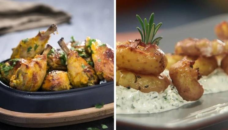рецепти - БОНАПЕТИТНО ХАПВАНЕ: Апетитни мариновани пилешки бутчета, бърза лятна пица или ароматни смачкани картофи