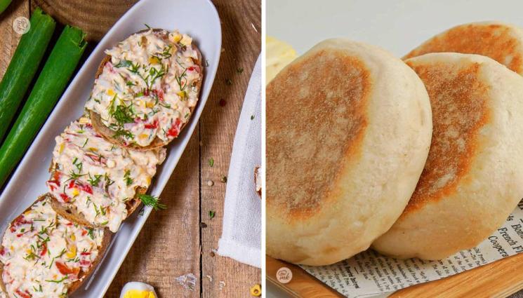 рецепти - Гответе с matekitchen.com: Разядка с печени чушки и царевица, която перфектно се комбинира с бързи питки на тиган (ВИДЕО)