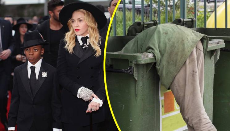 Дейвид Банда Мадона - ИЗОСТАВЕН: Синът на Мадона рови в кофите, за да яде!