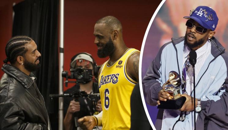 Леброн Джеймс Дрейк Кендрик Ламар - Рапърът Дрейк се нацупи на Леброн