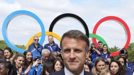 Еманюел Макрон Париж 2024