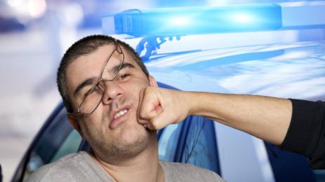 бой полиция