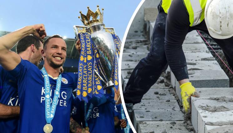 Дани Дринкуотър - Шампион с Лестър бачка по строежи