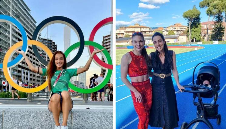 Ивет Лалова - Ивет поверява бебето на роднините, докато отразява Игрите