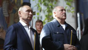 Руският президент Владимир Путин и беларуският му колега Александър Лукашенко