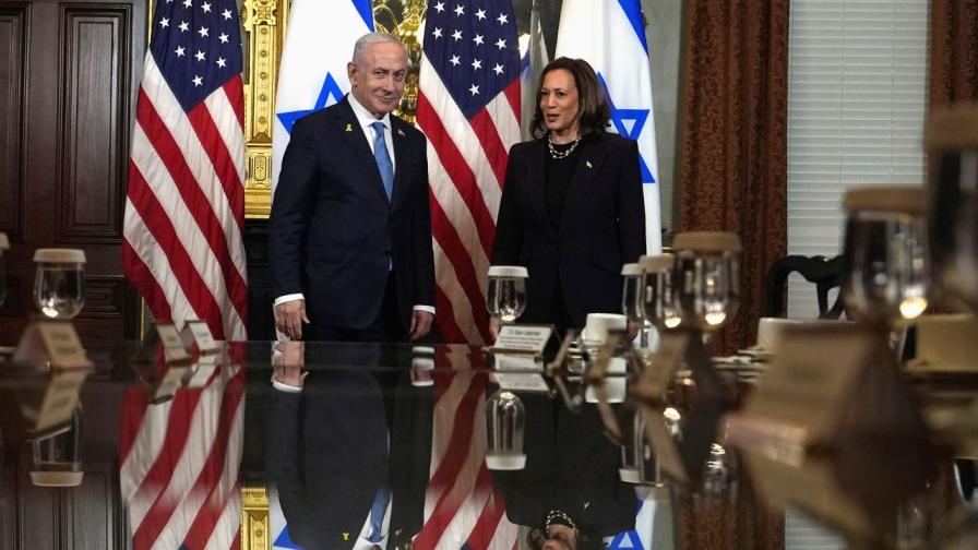 <p>Харис към&nbsp;Нетаняху:&nbsp;Време е тази сделка да бъде сключена (СНИМКИ/ВИДЕО)</p>
