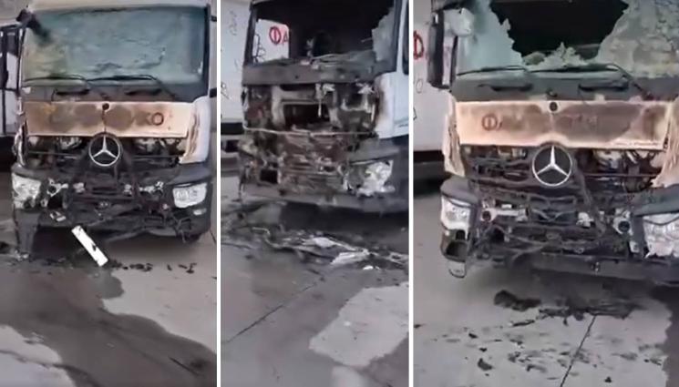 Елин Пелин камиони - Вижте унищожението след експлозиите до Елин Пелин! (ВИДЕО)