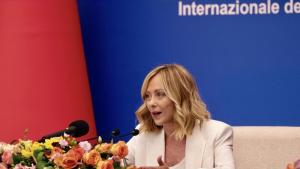 Китайският президент Си Дзинпин прие италианския министър председател Джорджа Мелони в