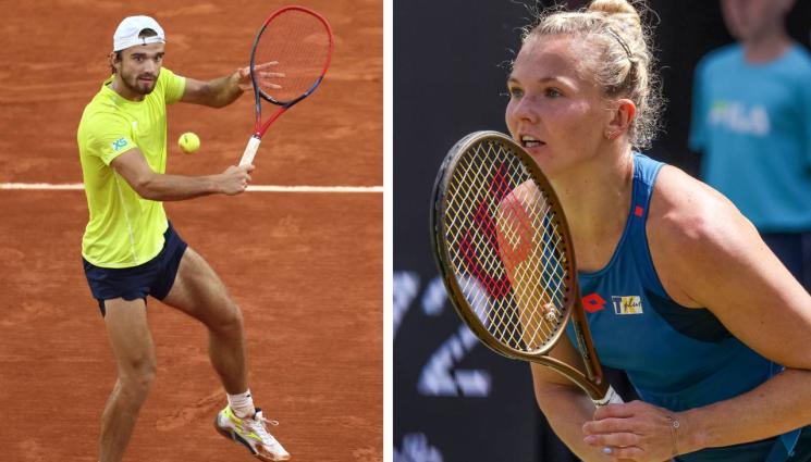 Томаш Махач Катерина Синякова - Бивши влюбени остават заедно на корта