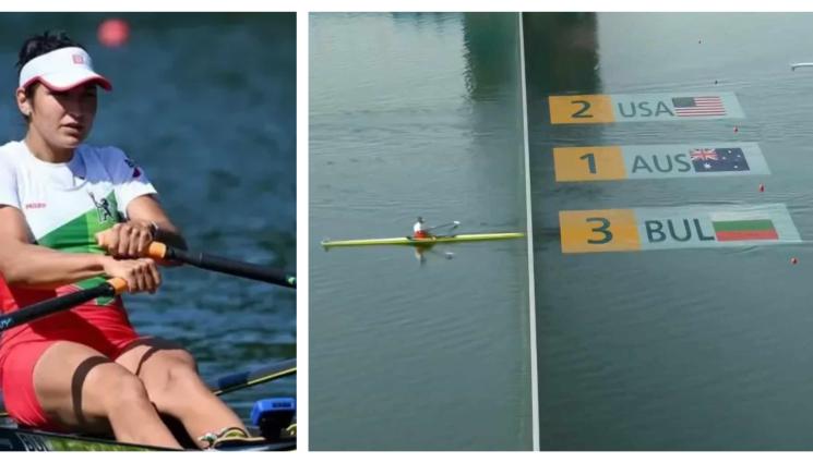 Деси Ангелова Париж 2024 - Денят започва обещаващо за нашите на олимпиадата. Деси Ангелова се класира на полуфинал на 2000 м скиф