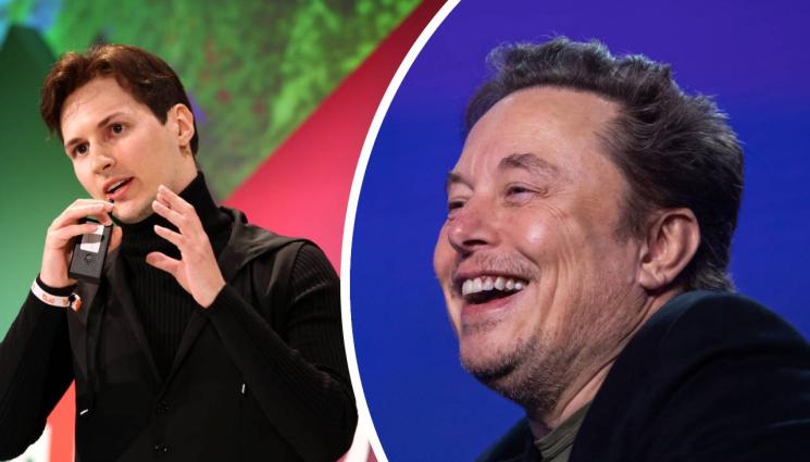 Павел Дуров Илон Мъск - ЩЪРКЕЛИТЕ КАТАЛЯСАХА: Създателят на Telegram се обяви за баща на 100 деца, Илон Мъск: Аматьорско ниво