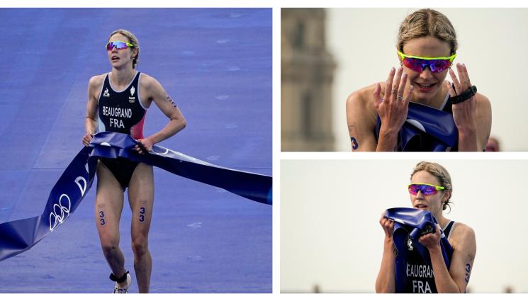 Касандра Богран Париж 2024 - Първата дама в триатлона донесе 6-о злато на Франция. Домакините с 19 медала от началото на игрите