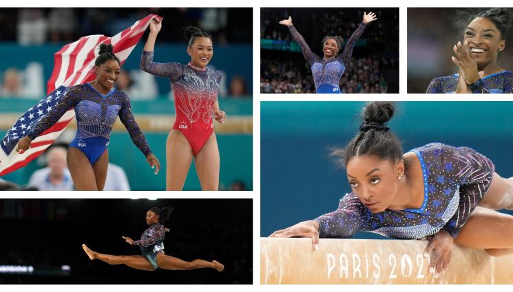 Симон Байлс - Малшанс! Байлс падна от гредата и остана втора на земя, ще гони по златни медали Латинина в Лос Анджелис 2028