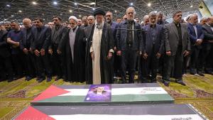 Ковчегът с тленните останки на лидера на Хамас Исмаил Хания