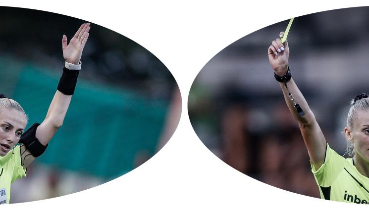 Християна Гутева Лига на конференциите - За сефте БГ съдийка на евромач!