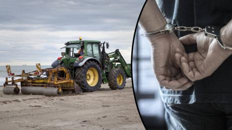 трактор инцидент арест