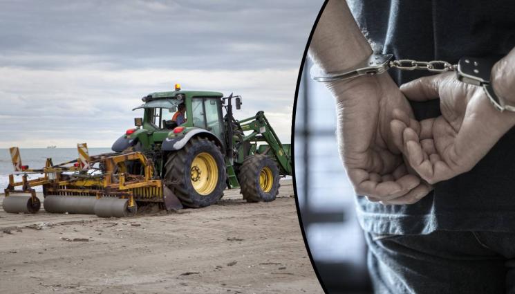 трактор инцидент арест - Задържаха мъжа, прегазил дете на плажа!