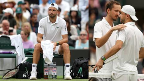 Григор Димитров Медведев Уимбълдън контузия отказване