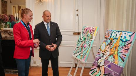 Румен Радев Стефка Костадинова Париж 2024