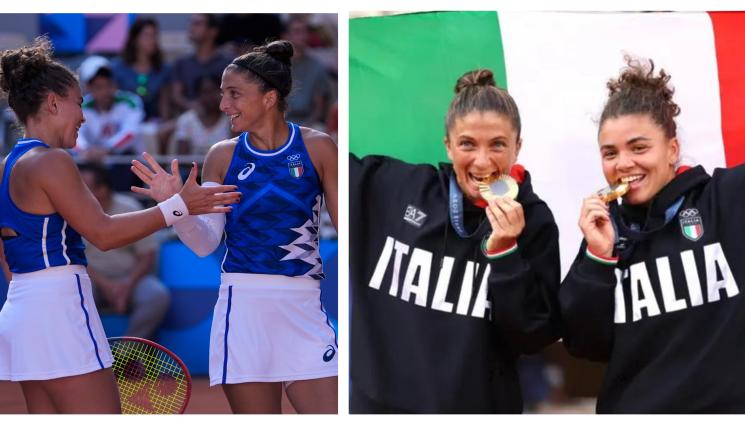 Париж 2024 Пиолини Ерани - Бамбините обърнаха девушките за историческо олимпийско злато в тениса