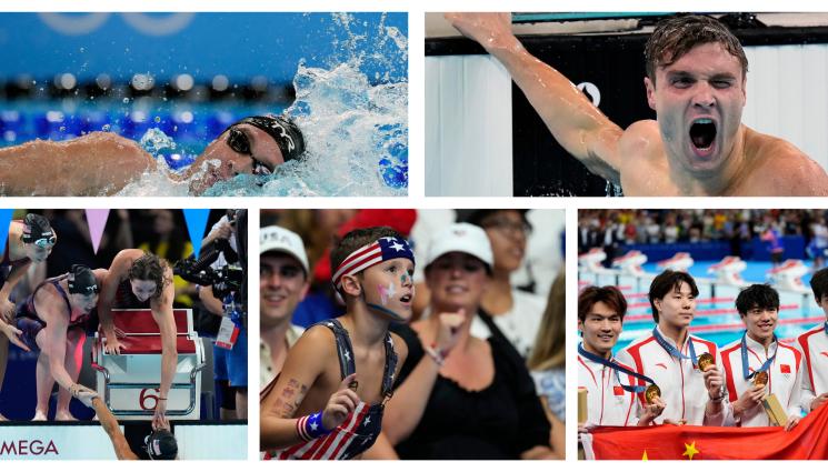 Париж 2024 плуване - 3 световни рекорда в последния ден на плуването. Американците с дубъл, но китайците им отнеха една доминация