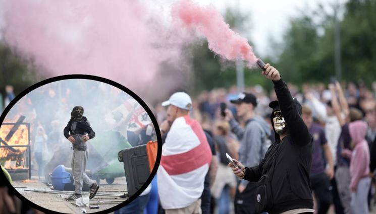 протест Великобритания - ЗАРАДИ МИГРАНТИТЕ: Великобритания е пред гражданска война! (ВИДЕО)