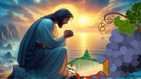 Христос грозде риба