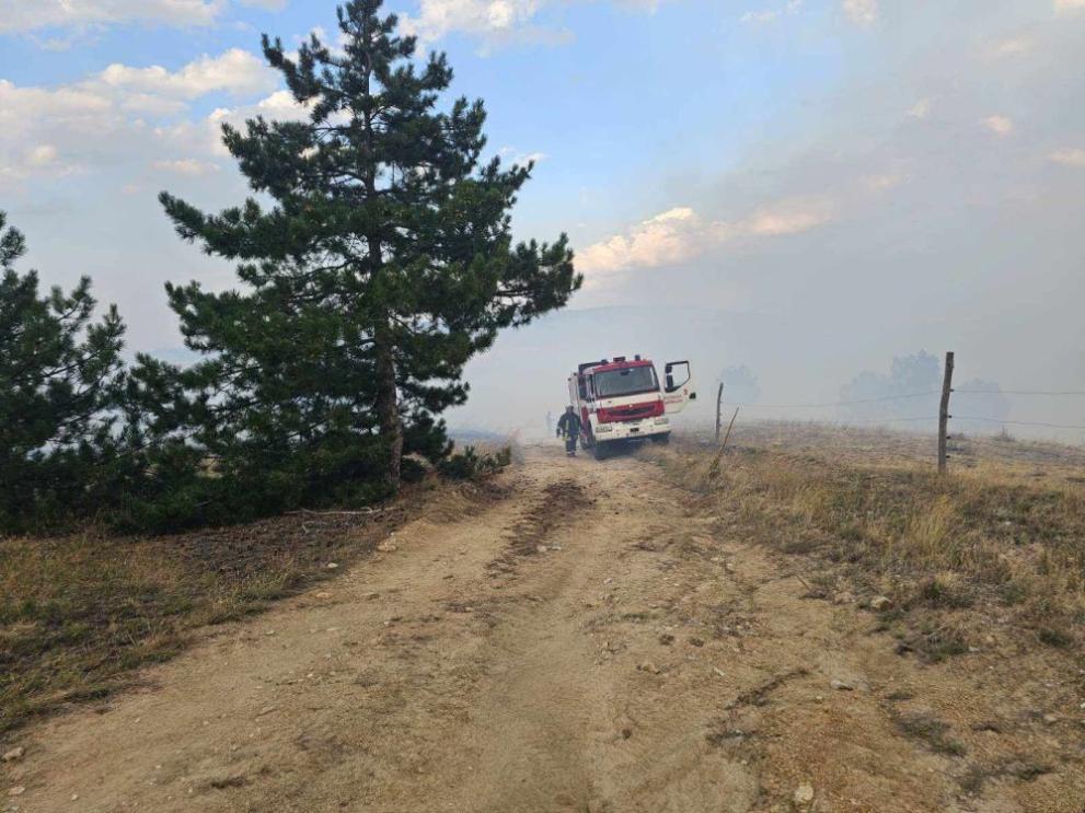 Земеделец от Хасково, чиито пасища изгоряха преди седмица, няма да
