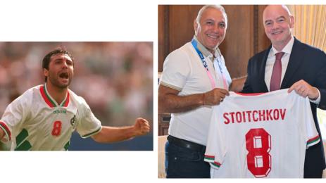 Париж 2024 Христо Стоичков Джани Инфантино