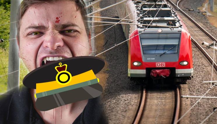 влак мъж зъби - МЕЛЕ ВЪВ ВЛАКА: Мъж ухапа кондуктор, преби пътник!