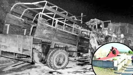 загинали войници камион София