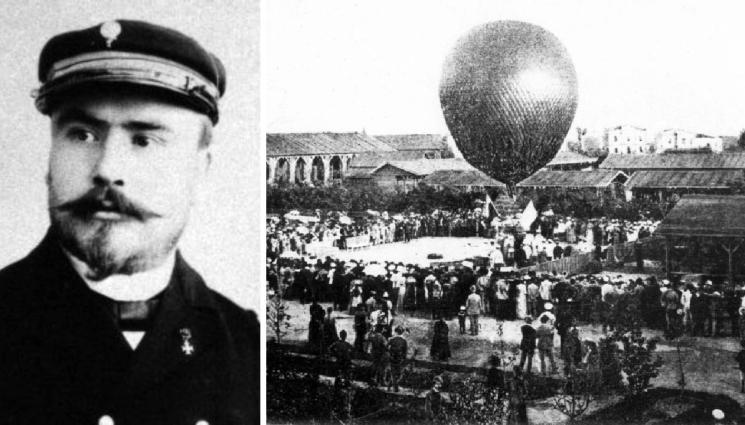 Йожен Годар - Годар полита с балон над тепетата преди 132 години (СНИМКИ)