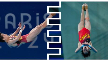 Париж 2024 Китай скокове във вода