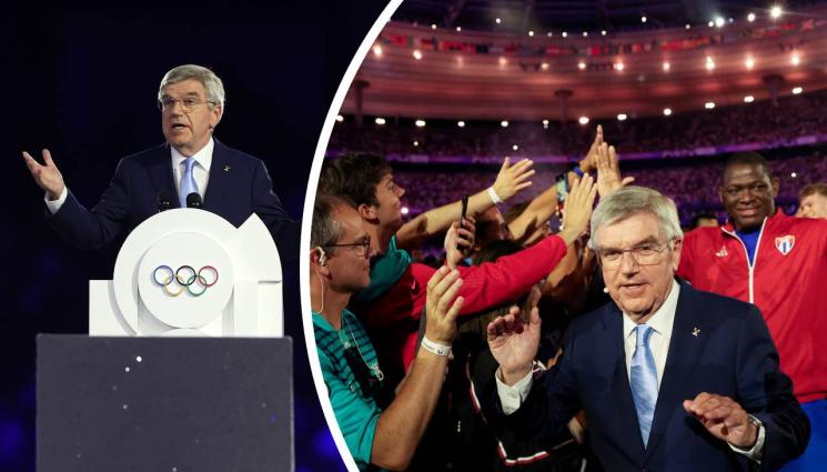 Томас Бах - Томас Бах на закриването: Това бяха Сена-зационни олимпийски игри