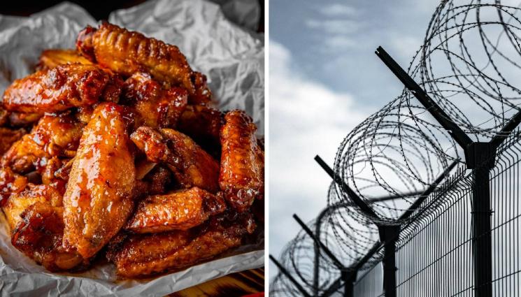 затвор пилешки крилца - Училищна работничка натикана зад решетките заради пилешки крилца! (СНИМКА+ВИДЕО)