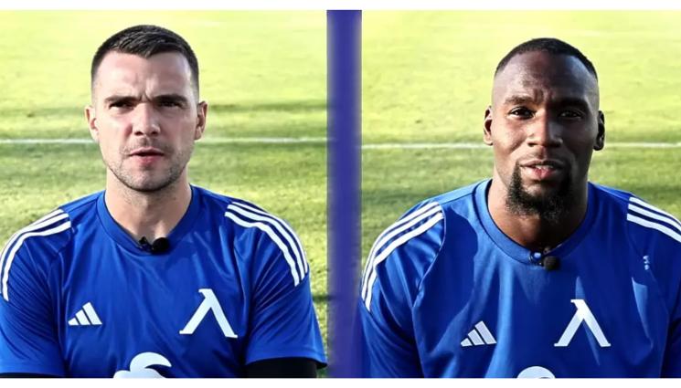 Сангаре и Алекс Колев - Алекс Колев напусна спаринга на Левски с контузия!