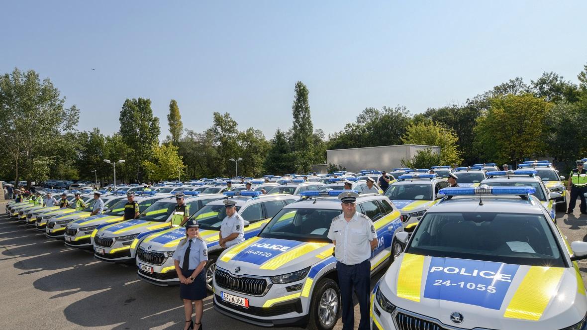 партурлки КАТ полицаи Skoda Kodiaq