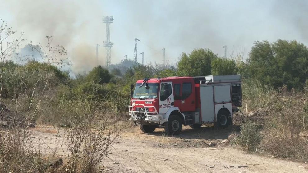 пожар товарна гара Бургас