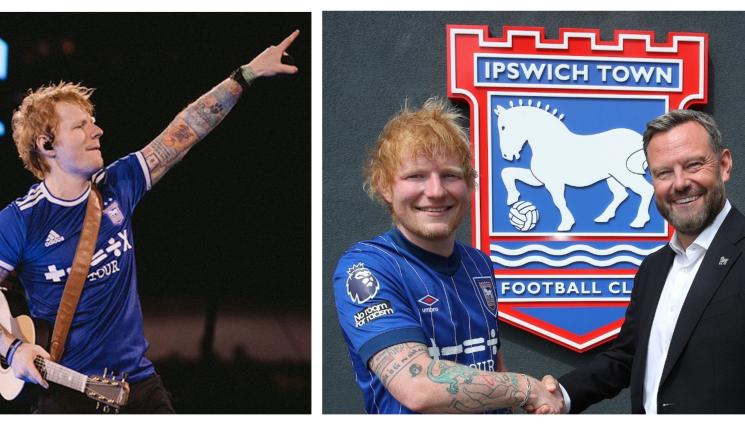 Ед Шийрън Ипсуич София - Стана ясно какъв номер ще носи Ед Шийрън през новия сезон в Ипсуич! 