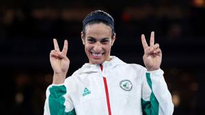 Алжирската боксьорка Иман Халиф демонстрира за първи път бляскава и