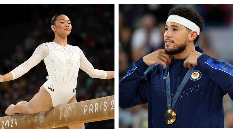 Суниса Лий Кевин Букър - Баскетболист на САЩ забил гимнастичка в Париж