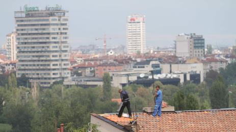 строеж покрив строителство строители