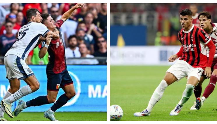 Интер Милан първи мачове - В инфарктни 90+5 Интер стъпи накриво в Генуа, Мората вкара дебютно и спаси Милан