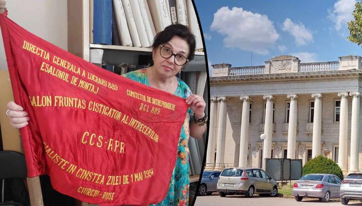 Доктор Веселина Антонова знаме Дунав мост - ЗАБРАВЕНАТА ИСТОРИЯ: Откриха неизвестно знаме от строителството на Дунав мост