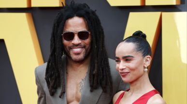 Lenny Kravitz подкрепи дъщеря си на премиерата на новия ѝ филм