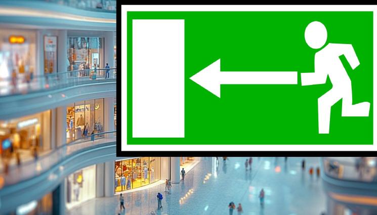 евакуация - ЕКШЪН: Евакуираха търговски център! (ВИДЕО)