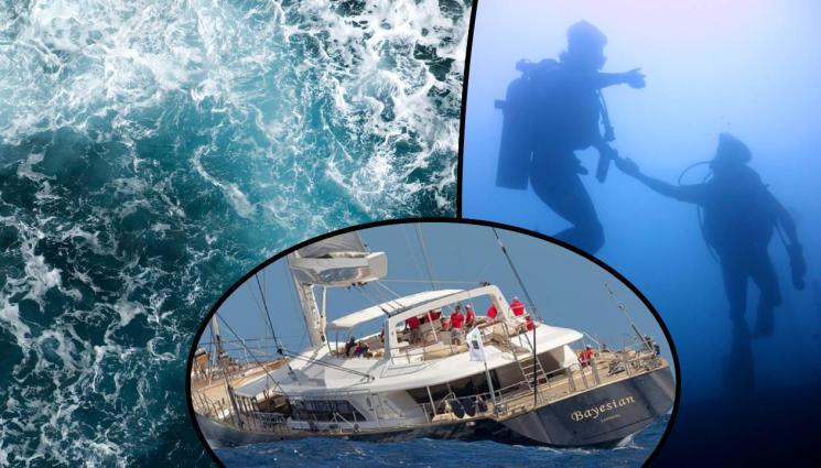 яхта Бейжиън - БЕДСТВИЕТО КРАЙ СИЦИЛИЯ: Отриха милиардера от потъналата яхта! (СНИМКА+ВИДЕО)