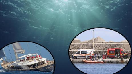 потънала яхта